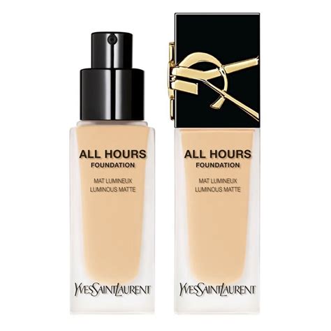 ysl all hours foundation mat lumineux|all hours luminous foundation.